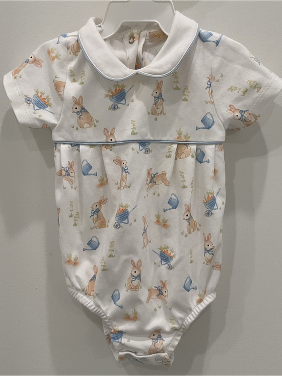 Baby Club Chic Other - 🔴Baby Club Chic White Bubble Onesie Bunny Print🔴Velveteen Rabbit🔴